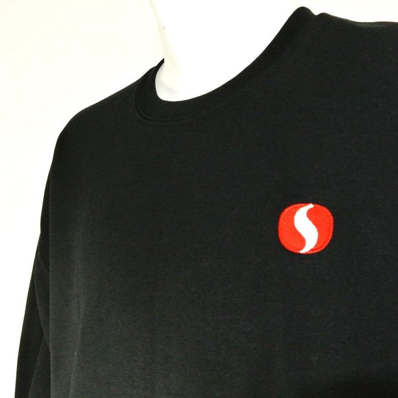 SAFEWAY Grocery Store Employee Uniform Black Sweatshirt Shirt Size S Small - Picture 2 of 10